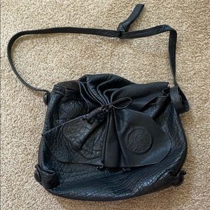 Carlos Falchi Leather Buffalo Shoulder Bag